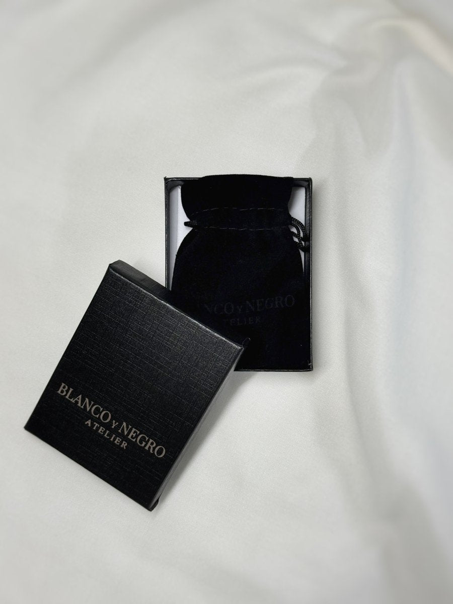 Brazalete Acero - Blanco y Negro Atelier