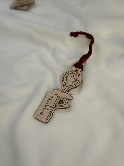 Adorno Bailarina - Blanco y Negro Atelier