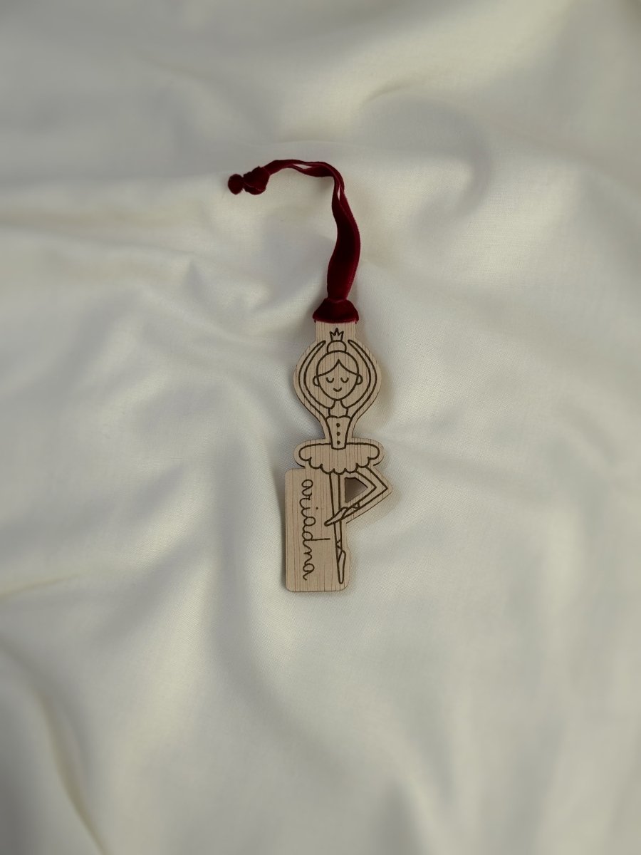 Adorno Bailarina - Blanco y Negro Atelier