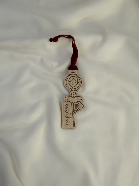 Adorno Bailarina - Blanco y Negro Atelier