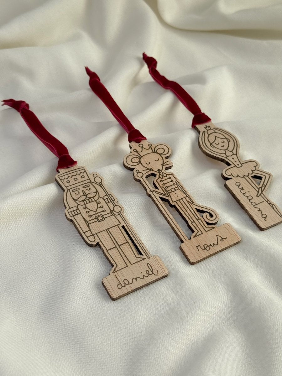 Adorno Bailarina - Blanco y Negro Atelier