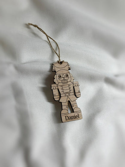 Adorno Cascanueces - Blanco y negro 3D