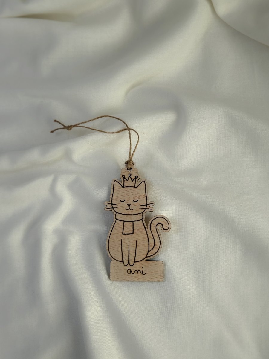 Adorno Don Gato - Blanco y Negro Atelier