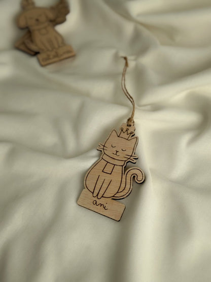 Adorno Don Gato - Blanco y Negro Atelier