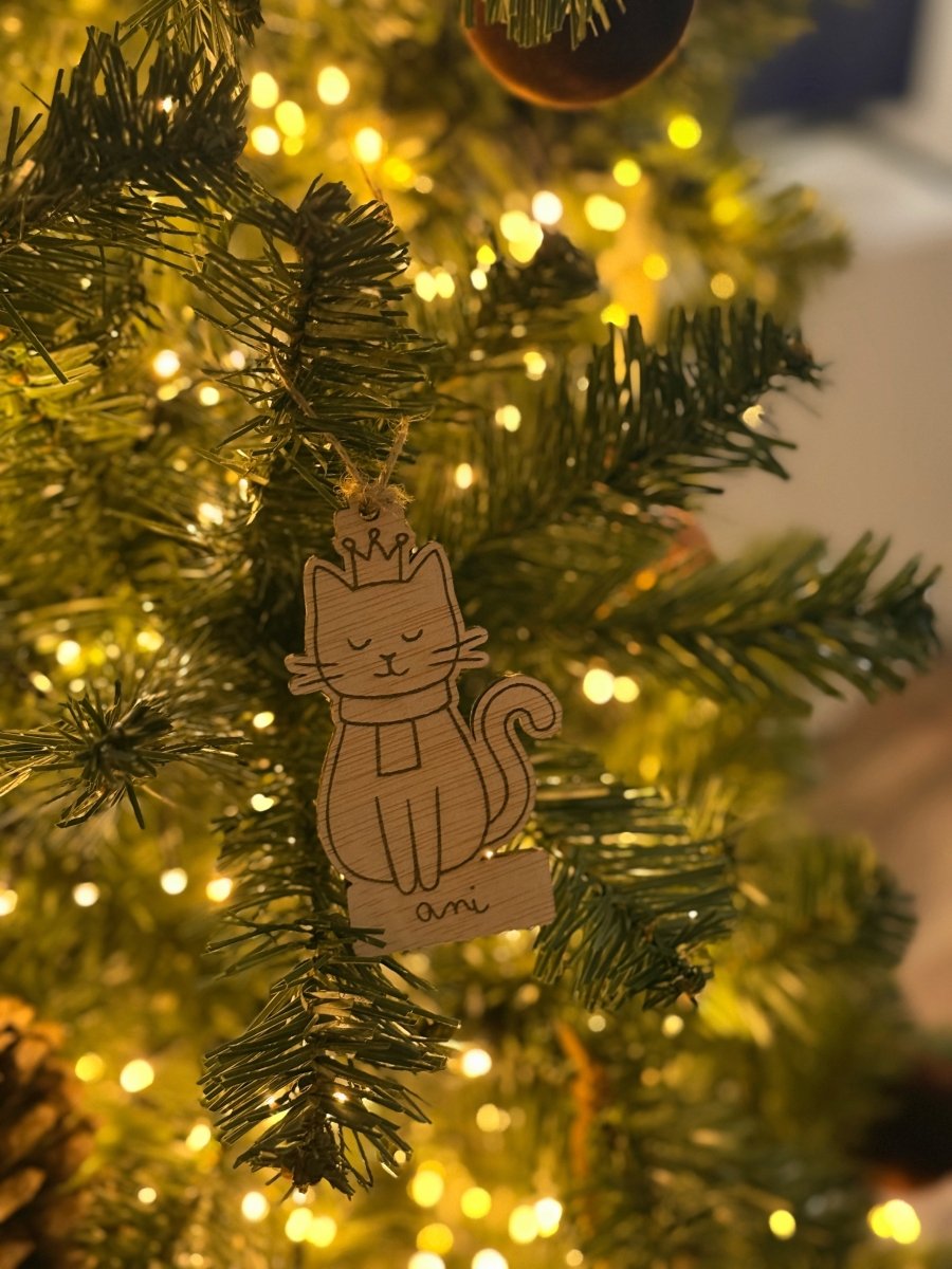 Adorno Don Gato - Blanco y Negro Atelier