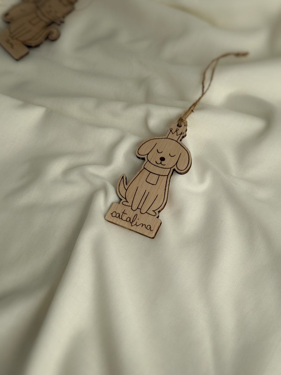 Adorno Don Perro - Blanco y Negro Atelier