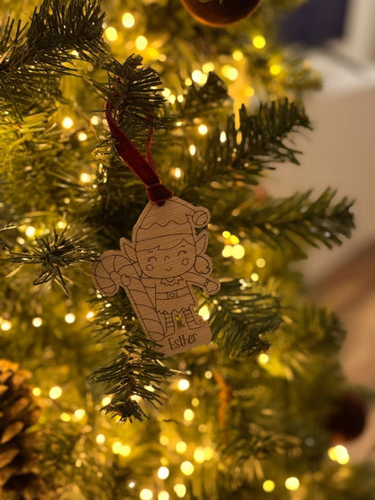 Adorno Elfa - Blanco y Negro Atelier