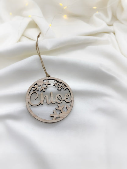 Adorno Esfera - Blanco y negro 3D