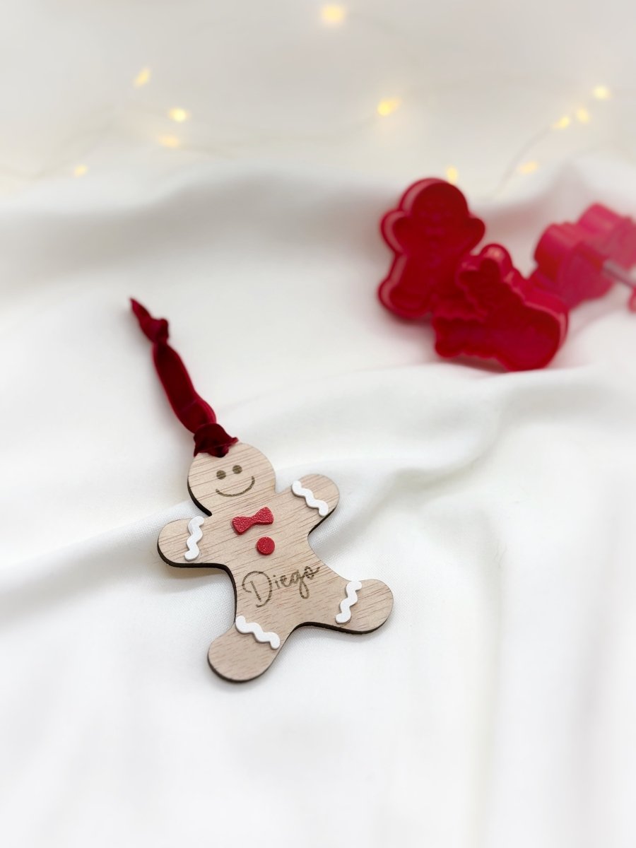 Adorno Jengi - Blanco y negro 3D