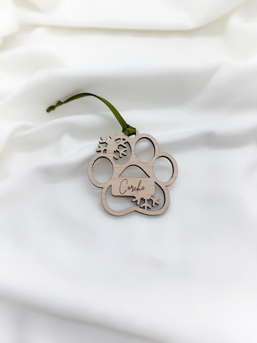 Adorno Patita - Blanco y negro 3D