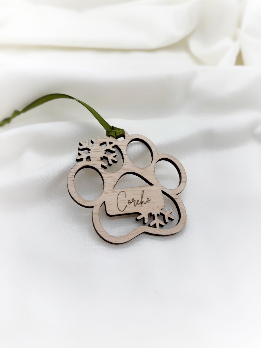 Adorno Patita - Blanco y negro 3D