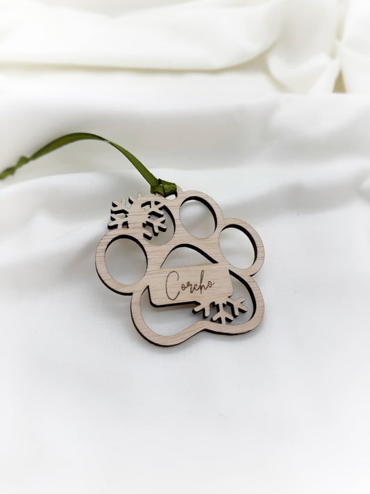 Adorno Patita - Blanco y negro 3D