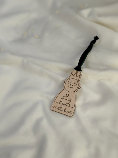 Adorno Reyes Magos - Blanco y Negro Atelier