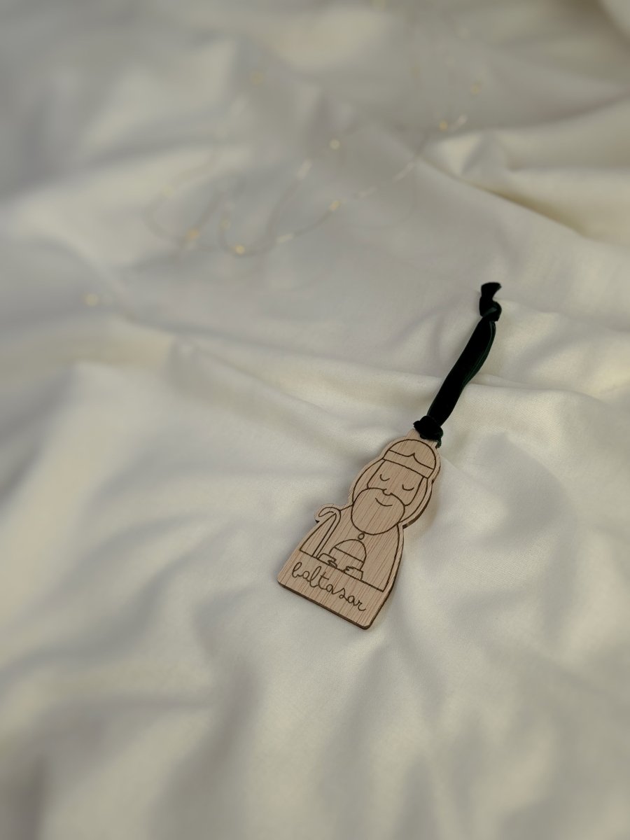 Adorno Reyes Magos - Blanco y Negro Atelier