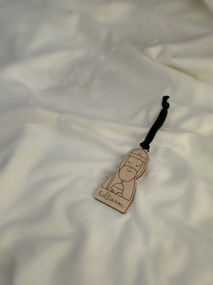 Adorno Reyes Magos - Blanco y Negro Atelier