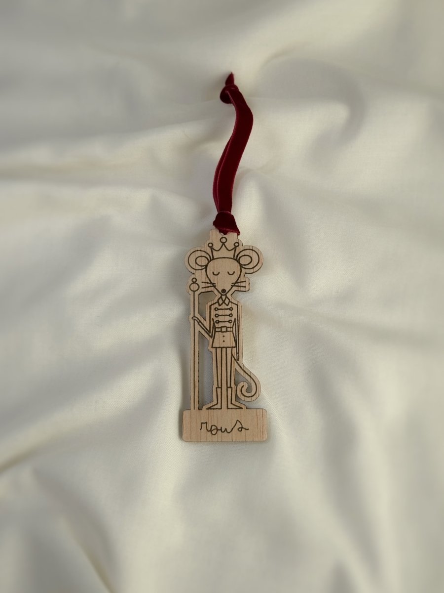 Adorno Soldado Ratón - Blanco y Negro Atelier