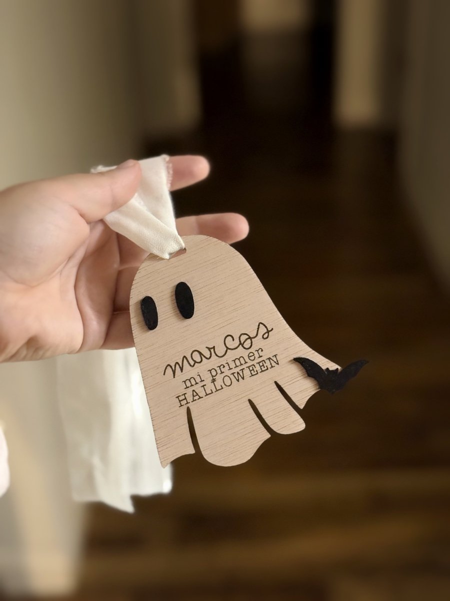 Boo Mi primer Halloween - Blanco y Negro Atelier