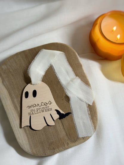Boo Mi primer Halloween - Blanco y Negro Atelier