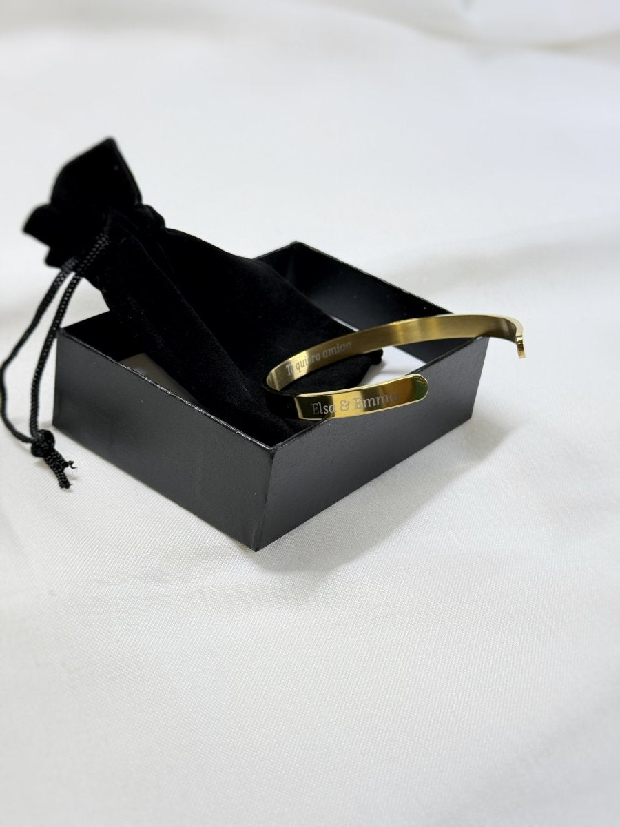 Brazalete Acero - Blanco y Negro Atelier