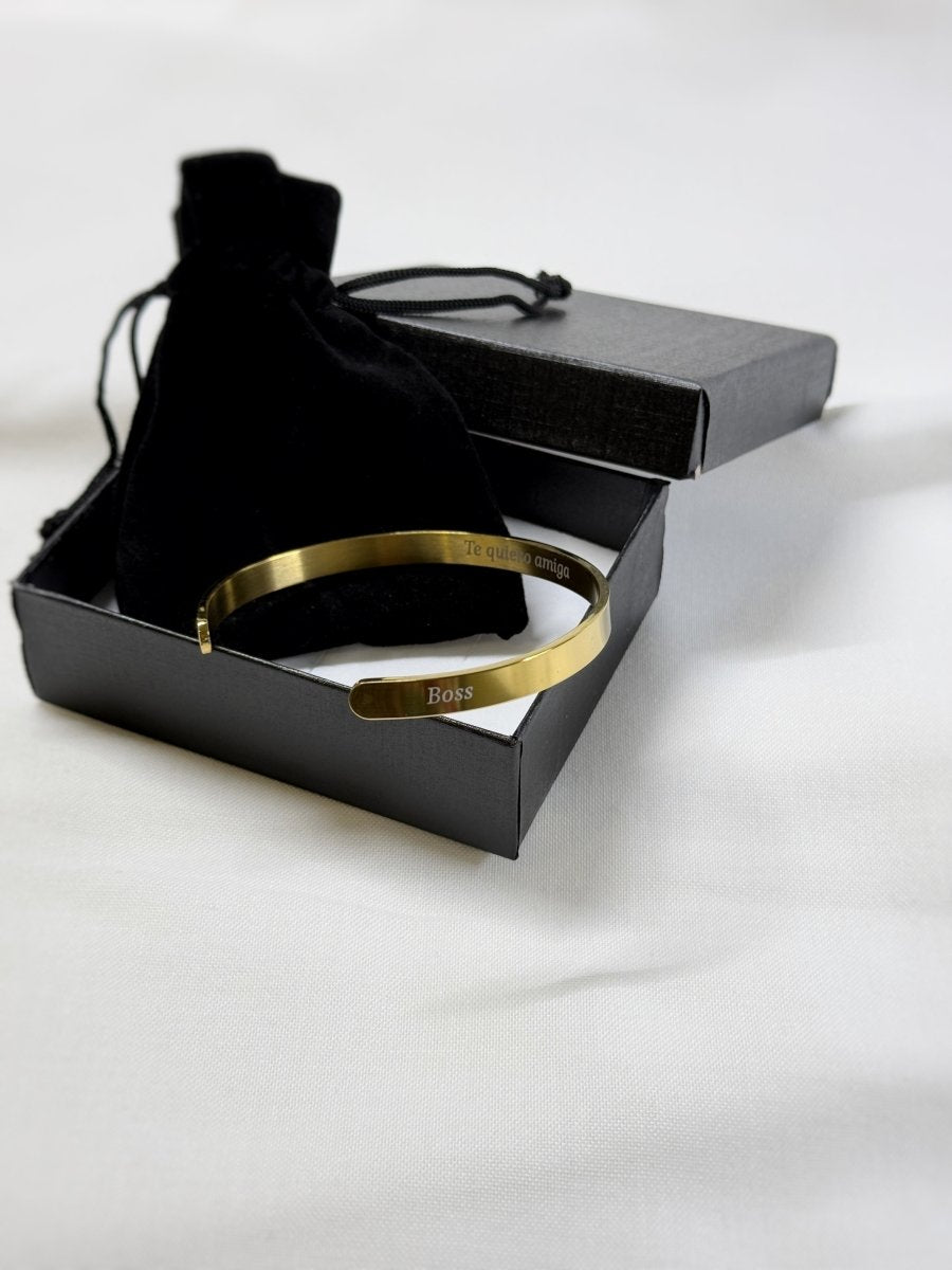 Brazalete Acero - Blanco y Negro Atelier