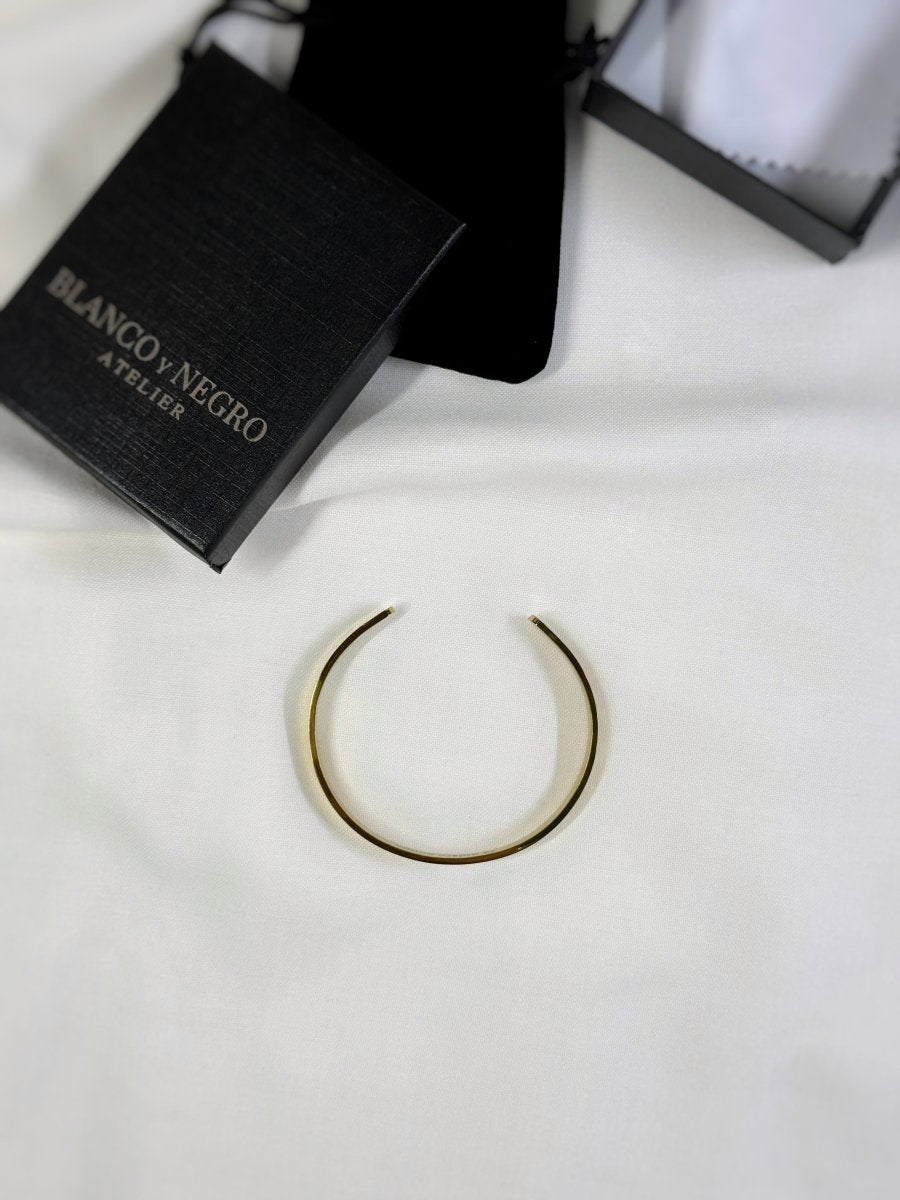 Brazalete Acero - Blanco y Negro Atelier