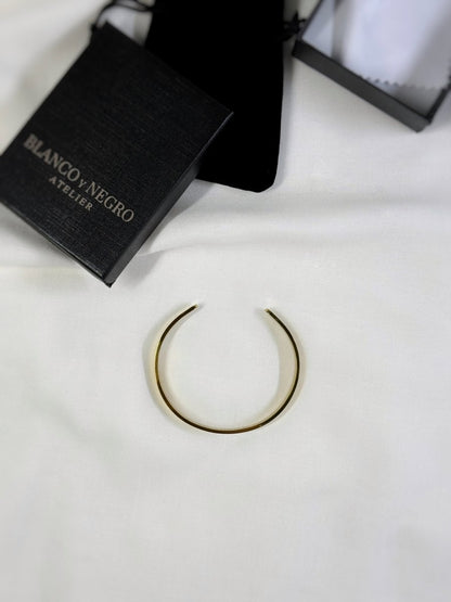 Brazalete Acero - Blanco y Negro Atelier