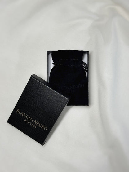 Brazalete Acero - Blanco y Negro Atelier