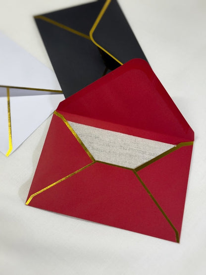 Carta de los Reyes Magos personalizada en lino - Blanco y Negro Atelier