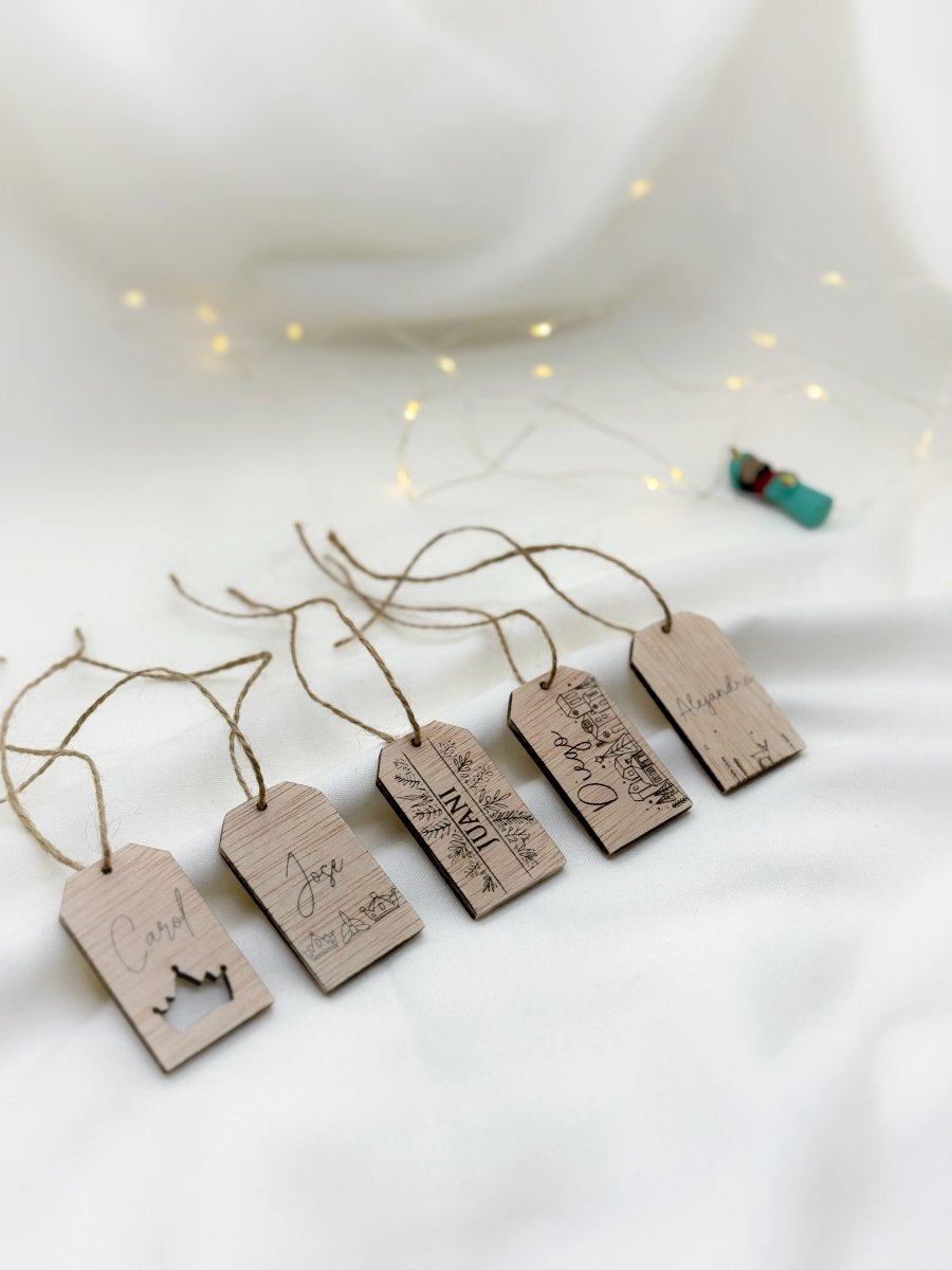 Etiquetas para regalos - Blanco y Negro Atelier