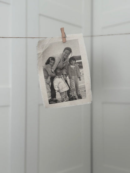 Foto en Tela de Algodón - Blanco y Negro Atelier