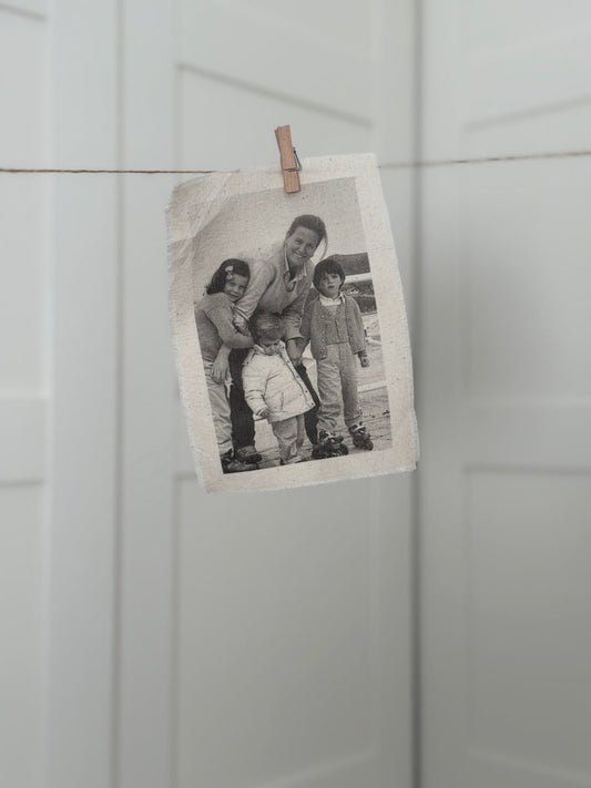 Foto en Tela de Algodón - Blanco y Negro Atelier