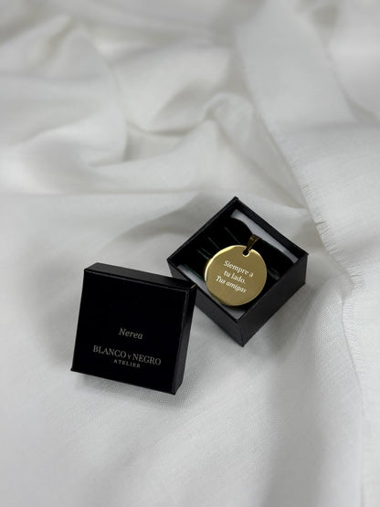 Medalla para Ramo - Blanco y Negro Atelier