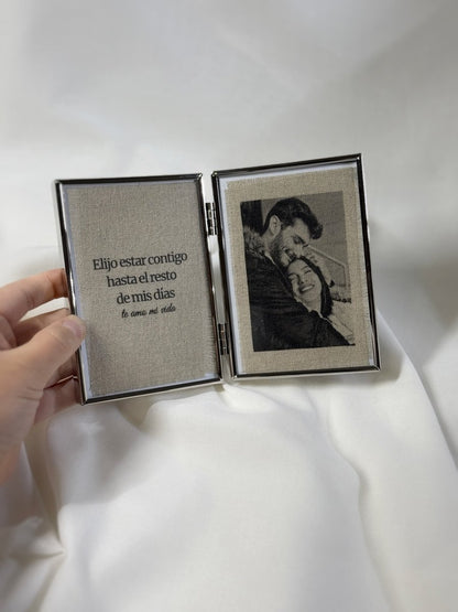 Mini cuadro de tela - Blanco y Negro Atelier