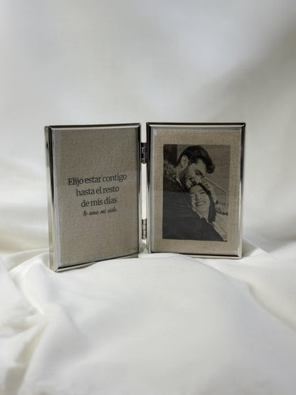 Mini cuadro de tela - Blanco y Negro Atelier