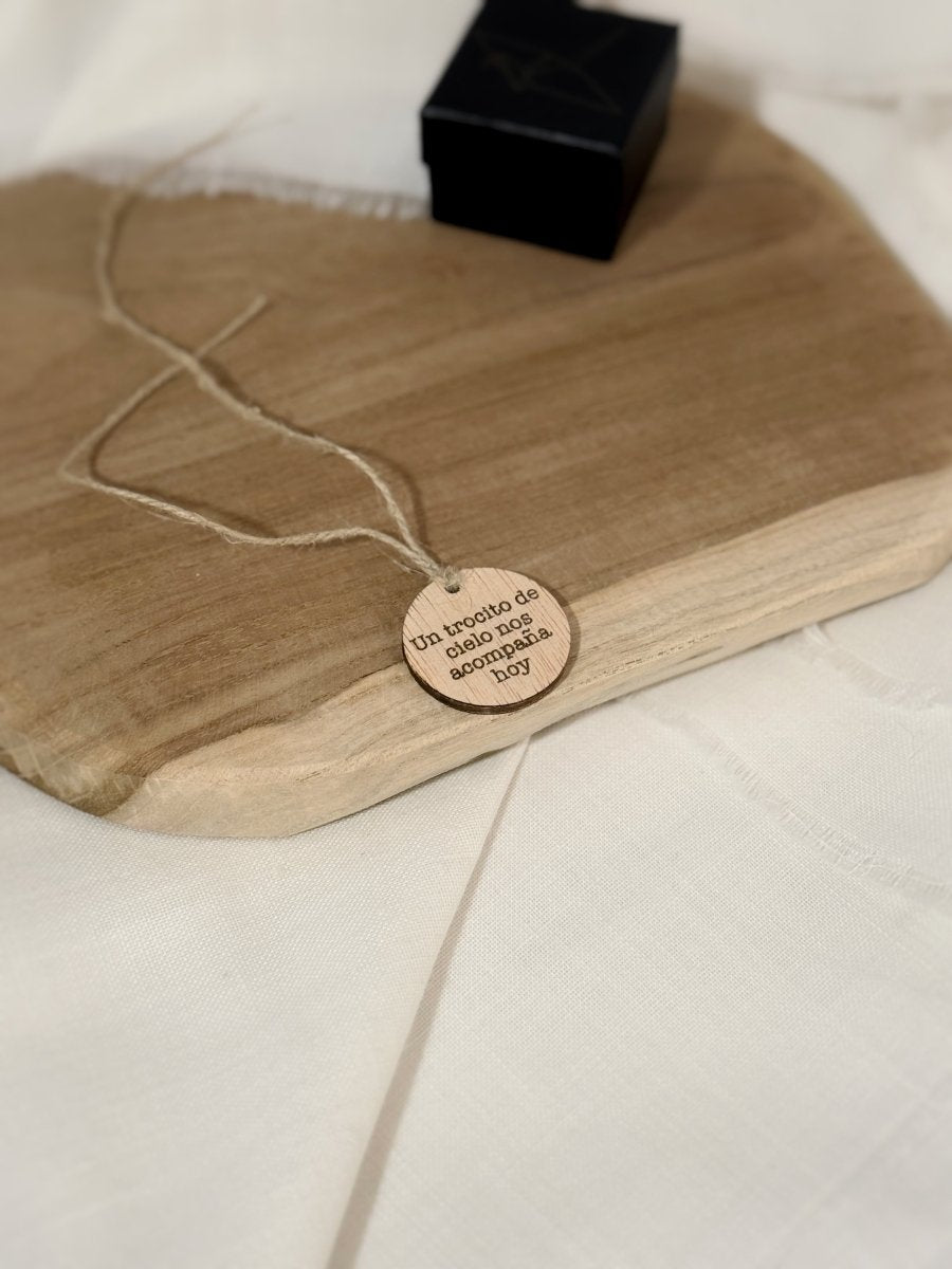 Placa para ramo - Blanco y negro 3D