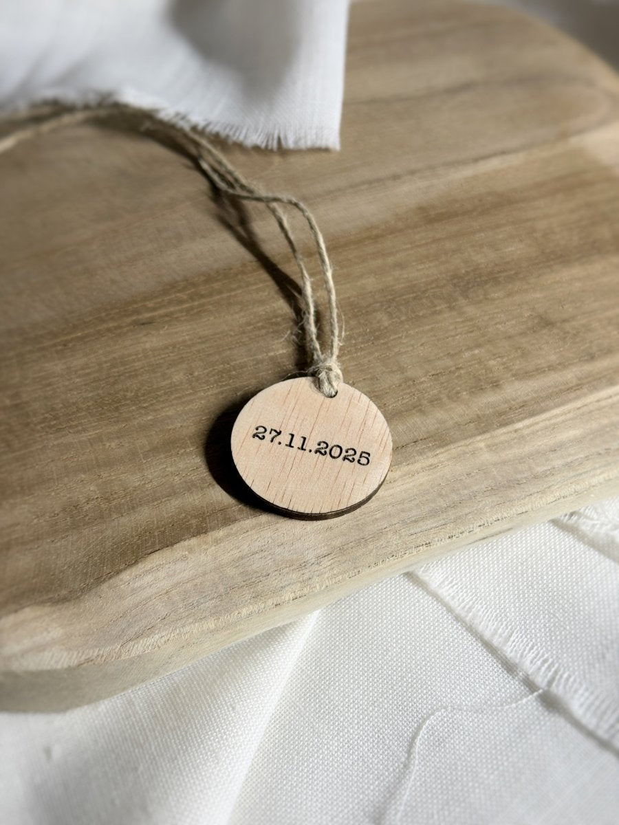 Placa para ramo - Blanco y negro 3D