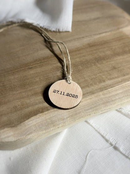 Placa para ramo - Blanco y negro 3D