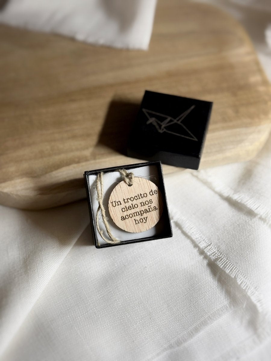 Placa para ramo - Blanco y negro 3D