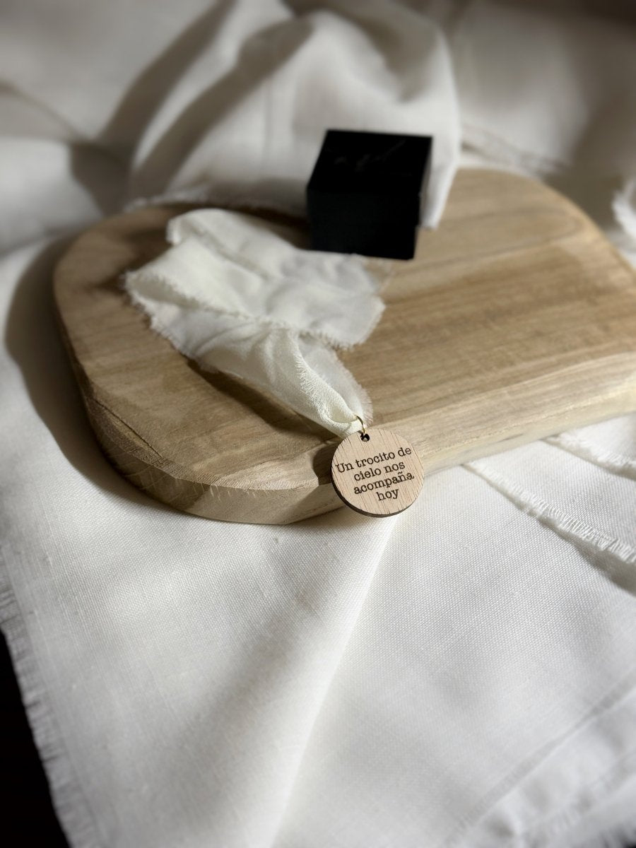 Placa para ramo - Blanco y negro 3D