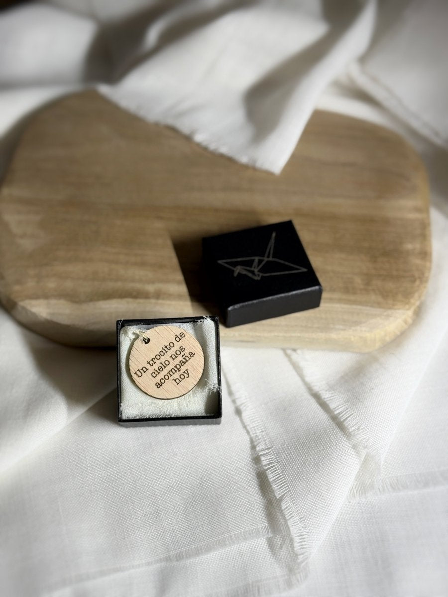 Placa para ramo - Blanco y negro 3D