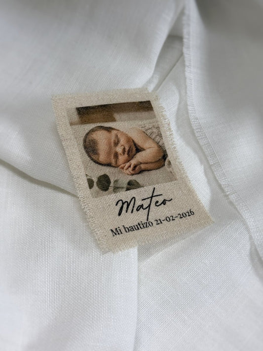 Recordatorio de Bautizo - Blanco y Negro Atelier