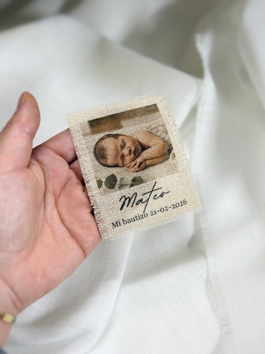 Recordatorio de Bautizo - Blanco y Negro Atelier