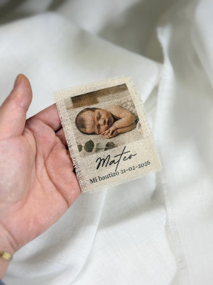 Recordatorio de Bautizo - Blanco y Negro Atelier