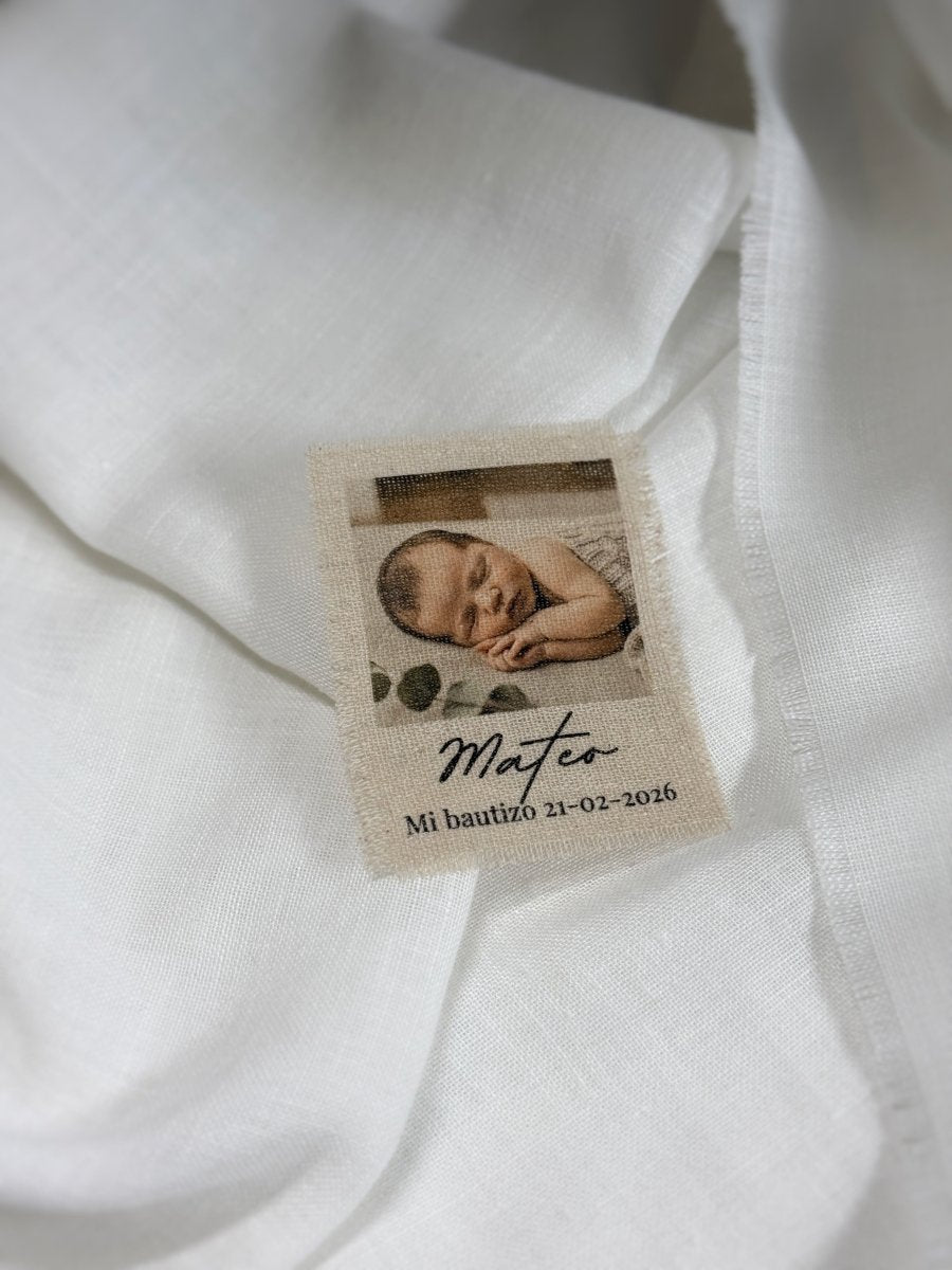 Recordatorio de Bautizo - Blanco y Negro Atelier