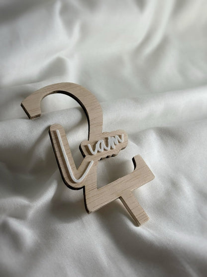 Topper Cumpleaños - Blanco y Negro Atelier